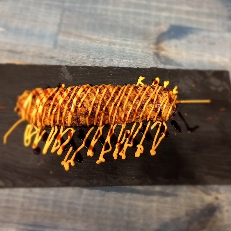 Корн - дог в луке фри